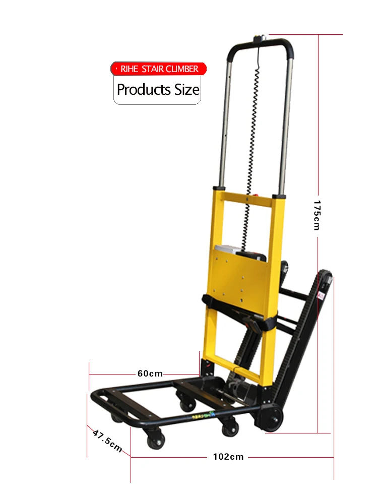 Электрическая батарея лестницы подъемник Лестницы взбираясь тележки лестницы доставить товар Электрический Лестницы взбираясь транспортного средства