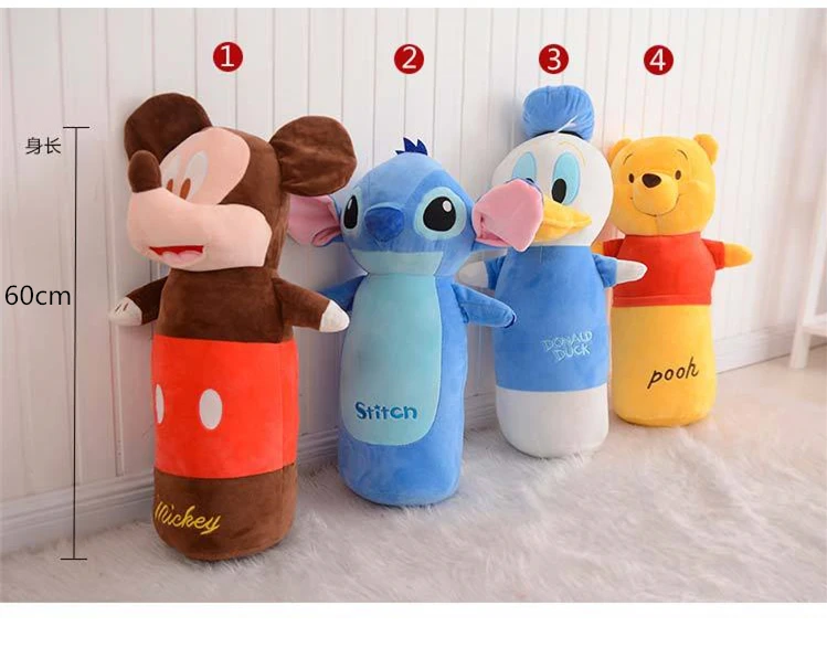 Disney Mickey Mouse Stitch Cartoon Pillow Cushion Plush Toy Decoration Adult Children Birthday Gift Pregnant woman pillow