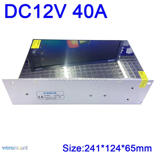 DC12V Светодиодные ленты драйвер адаптера питания 1A 2A 3A 5A 10A 15A 20A 30A 33A переключатель Питание AC110V-220V для работающего на постоянном токе 12 В в Мощность трансформатор - Цвет: 12V 40A