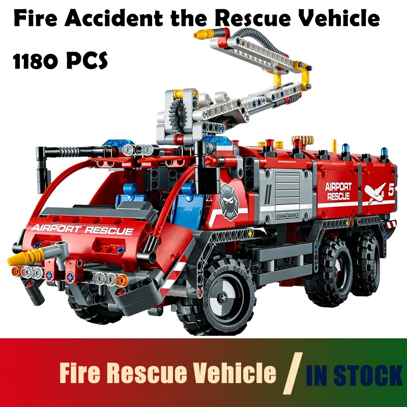 

Cmpatible with lego Technic Model Building Blocks toys 20055 City Rescue Vehicle Series 42068 Educational DIY toys hobbies