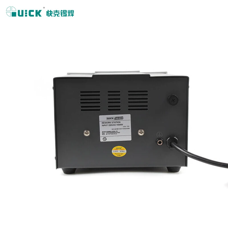 QUICK 861DW Тепловая пушка 1000 Вт Бессвинцовая станция для распайки горячего воздуха