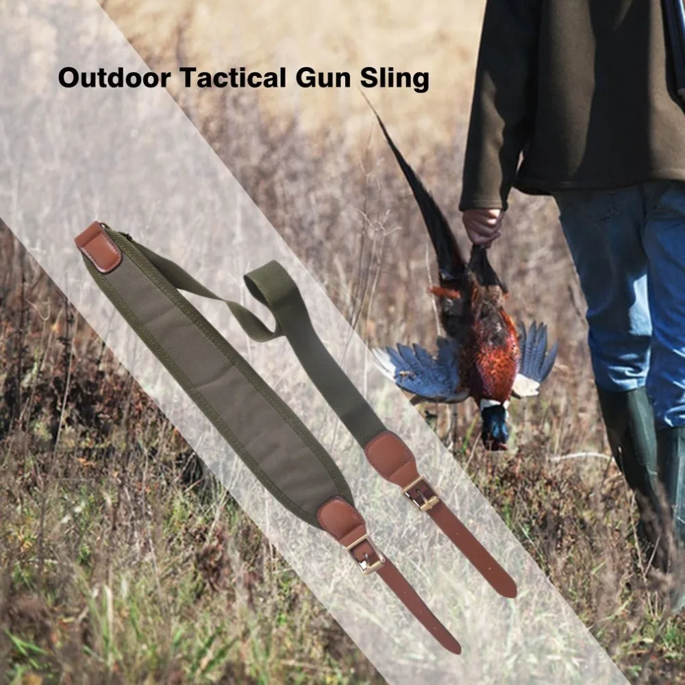 

Outdoor Tactical Gun Sling Comfortable Shoulder Strap Widen Sling Adjustable Belt for Hunting Shooting Gun Accessories