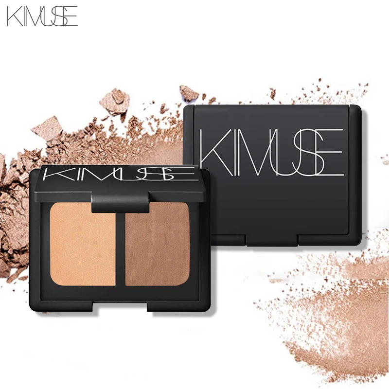 KIMUSE Couple Contour Brozer Highlighter Palette Set Trimming Powder