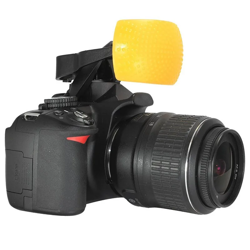 

3 Colors 3 in 1 Pop-Up Flash Diffuser Cover For Canon Nikon Pentax Kodak DSLR SLR Camera