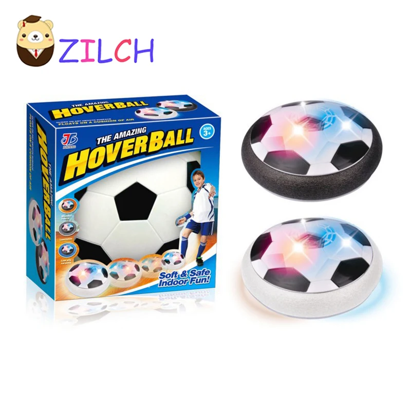 

Kids Air Power Soccer Football Sport Children Toys Training Football Indoor Outdoor Hover Ball with Foam Bumpers and LED Light