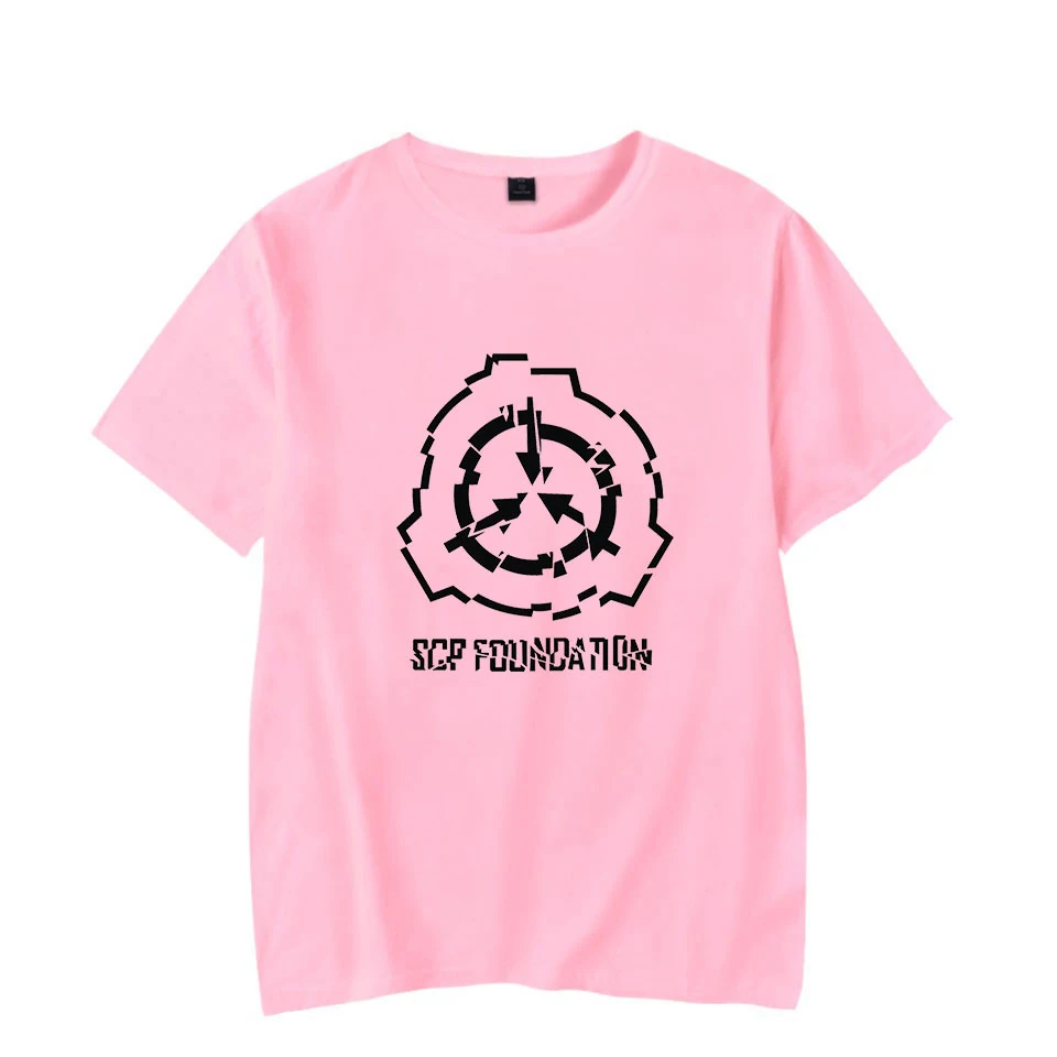 SCP Foundation безопасная хлопковая Футболка с логотипом Мужская/Женская футболка для