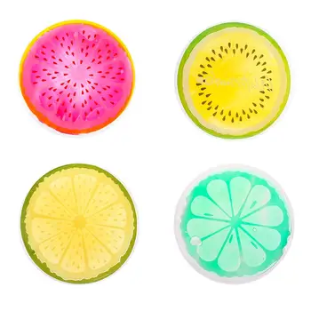 

New Pet Summer Cooling Mat Cartoon Round Fruit Pattern Dog Cat Sleeping Cooling Mat Cushion Multifunctional Cool Bed Mats Cooler