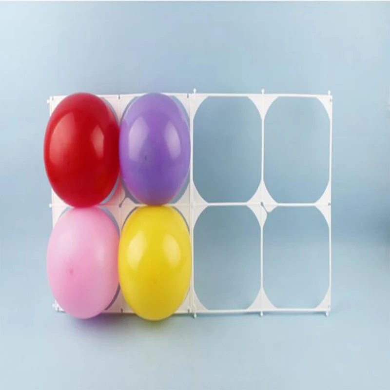 12pcsNew Balloon AccessoriesBirthdayParty Supplies 4 Holes Balloon Grids Round Latex Balloon Wedding Decoration Gridding Use (2)