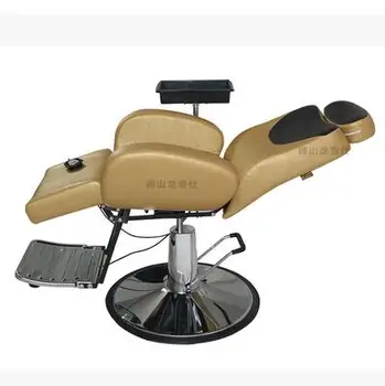 

Electric can be put down lift haircut chair. Hairdressing chair..