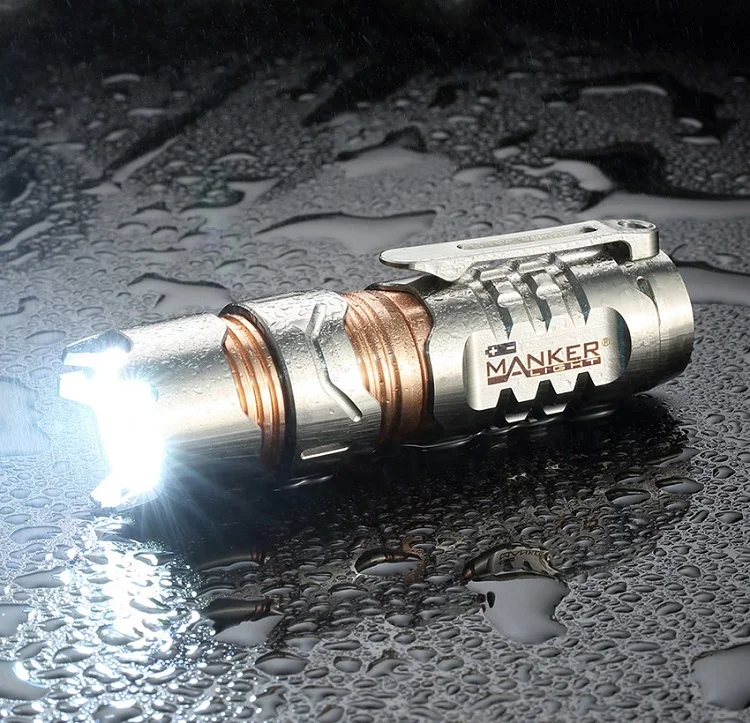 Manker Timeback II 2200 люмен Спиннер титановый фонарик 4x CREE XPG3 светодиодный фонарь