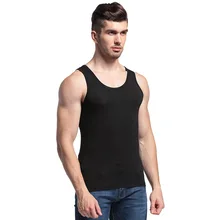 Для мужчин s Бодибилдинг Лето модал Хлопок без рукавов Тонкий майка Мужская дышащая одежда для фитнеса Плюс Размер майка 3xl черные футболки