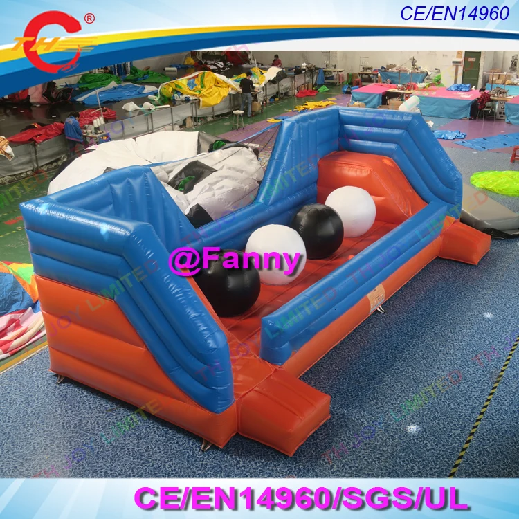 Inflatable 4 Big Jumping Balls Game Inflatable Wipeout Game/giant Inflatable Wipeout Challenge