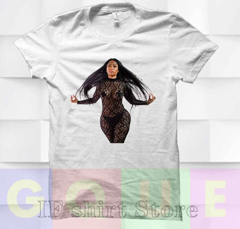 Nicki Minaj футболка at для мужчин и женщин 100% хлопок забавная Мужская с рисунком