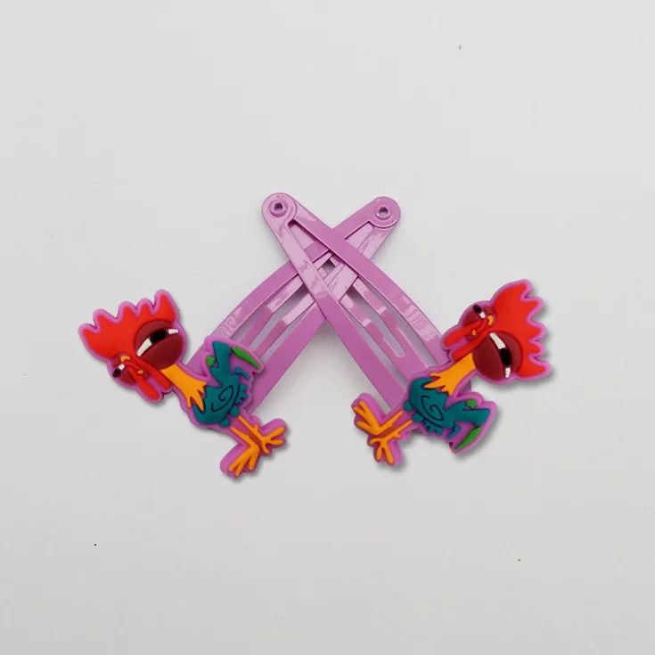Hot Sale 6pcs Lovely Moana Princess Hair Clip For Girls High-quality Hairclips Baby Hairpins Action Figure Toy Birthday Gifts