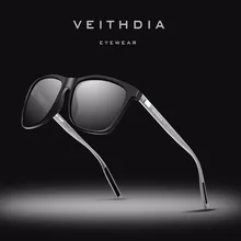 VEITHDIA,, фирменный дизайн, унисекс, алюминий+ TR90, солнцезащитные очки, поляризационные линзы, Ретро стиль, солнцезащитные очки для мужчин/женщин, gafas VT6108