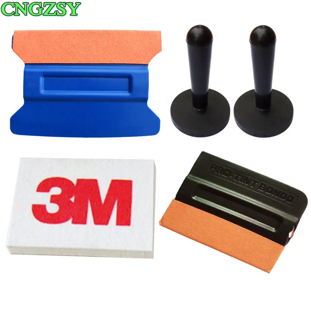 

Pro Tint Suede Wool Magnet Squeegee for Car Auto Film Window Wrapping Installing Vinyl Film Glass Cleaning Tint Tools Kit K30
