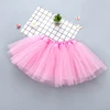 10PCS/Lot Wholesale 3 Layers Tulle Tutu Skirts Candy Color Petticoats for Baby Girls Kids Clothing 2 to 8 Years ► Photo 2/6