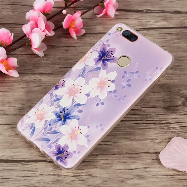 For ZTE Nubia Z17 mini Case 5.2 TPU Cover Ultra Thin Cartoon Flower Fruit Soft Silicone Skin Capa for Nubia Z17 mini Phone Case (2)_