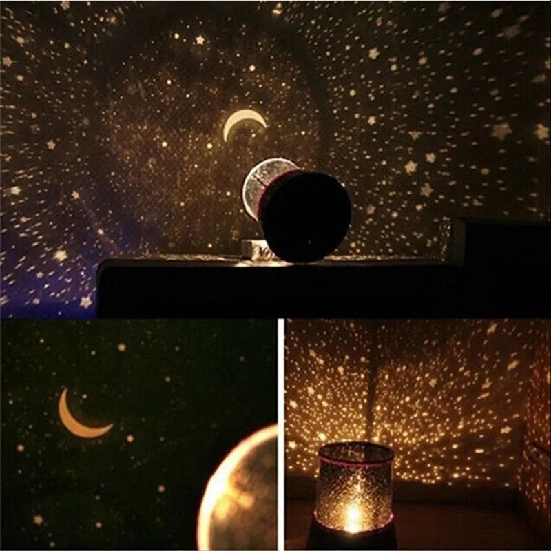 Проектор Звездное небо Звезда Луна Мастер светодиодный ночник для детей Детский сон Романтический Красочный светодиодный USB проекционный светильник