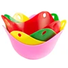 2 pièces en Silicone, cosses à œufs pochés, ustensiles de cuisine, tasse de cuisson (couleur aléatoire) ► Photo 2/5