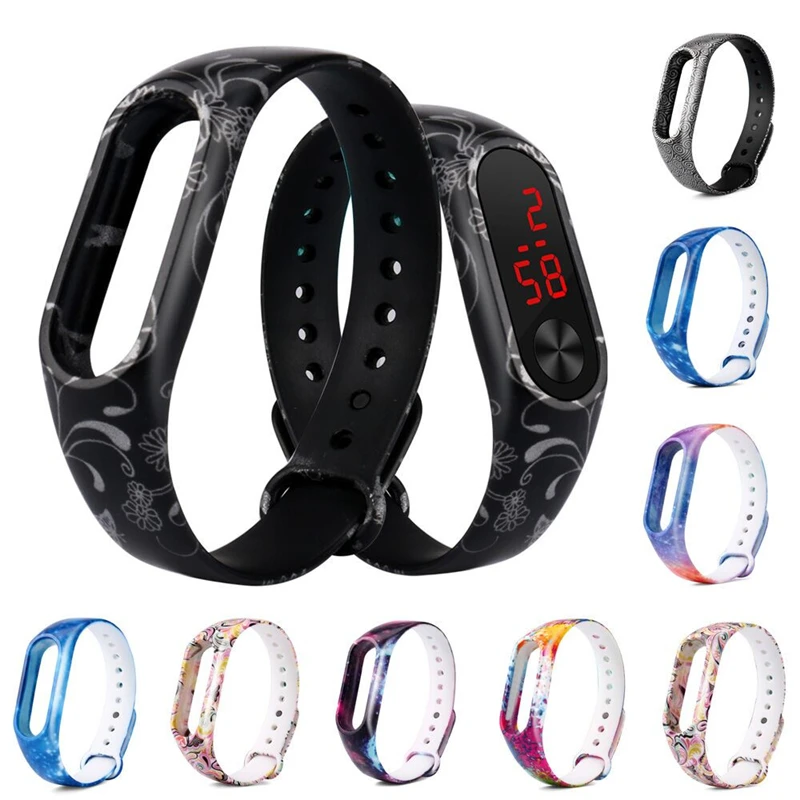 Ouhaobin 1 шт. замена Браслет из силикагеля ремешок фитнес braceletfor Xiaomi Mi Band 2 браслет