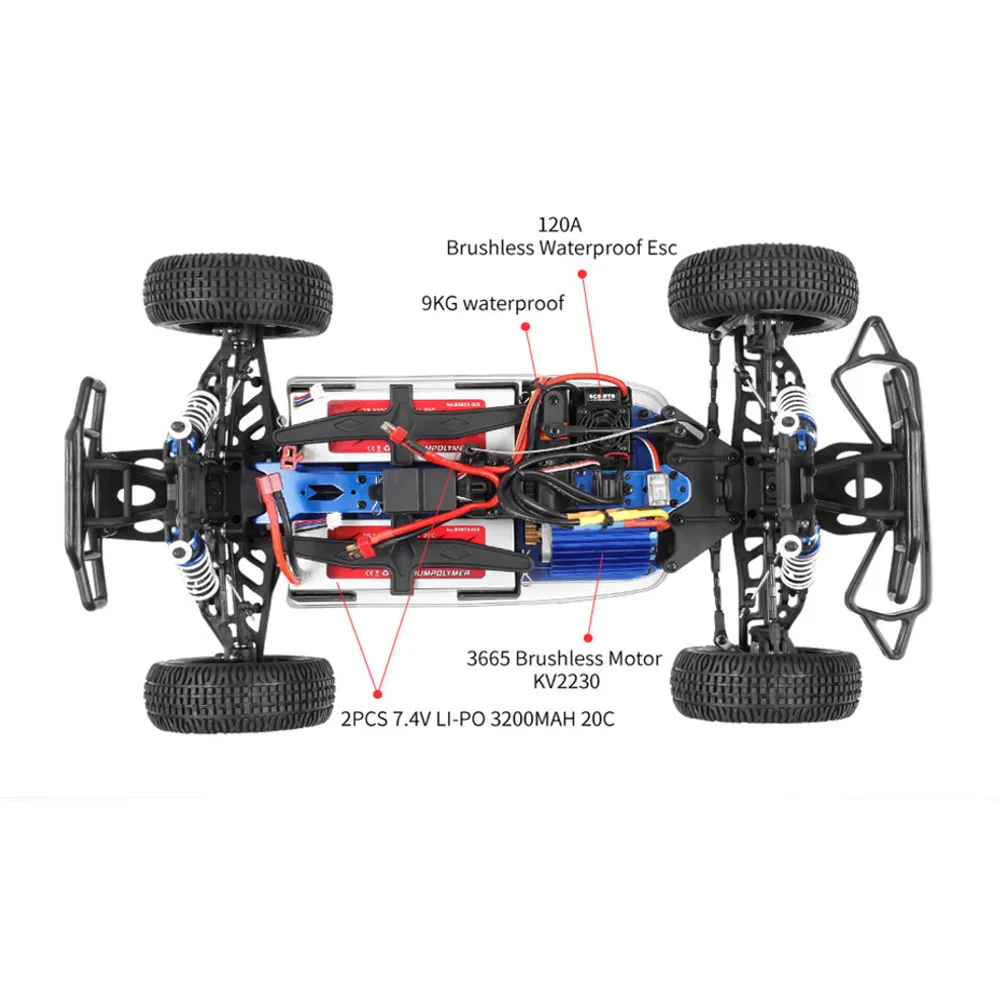 BSD Racing BS807T 1/8 2,4 г 4WD 75 км/ч 4S бесщеточный ру автомобиль электрический короткий путь грузовик RTR модель автомобиля игрушка открытый игрушки для мальчика