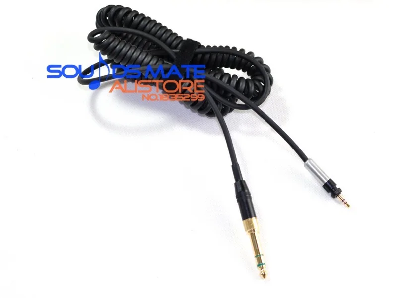 Replacement Coiled Dj Cable Wire Line Cord For Philips SHP 9000 8900 For Shure SRH 940 840 750 440 Headphone 1M 3M