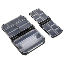 1 шт. комплект рыболовных грузил пластиковый полуавтоматический открывающийся и закрывающийся ящик для снастей портативный ящик для хранения Pesca S/L