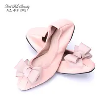 Новинка года; женские балетки из натуральной кожи на плоской подошве; женская обувь с квадратным носком и бабочкой из овечьей кожи; большие размеры 41