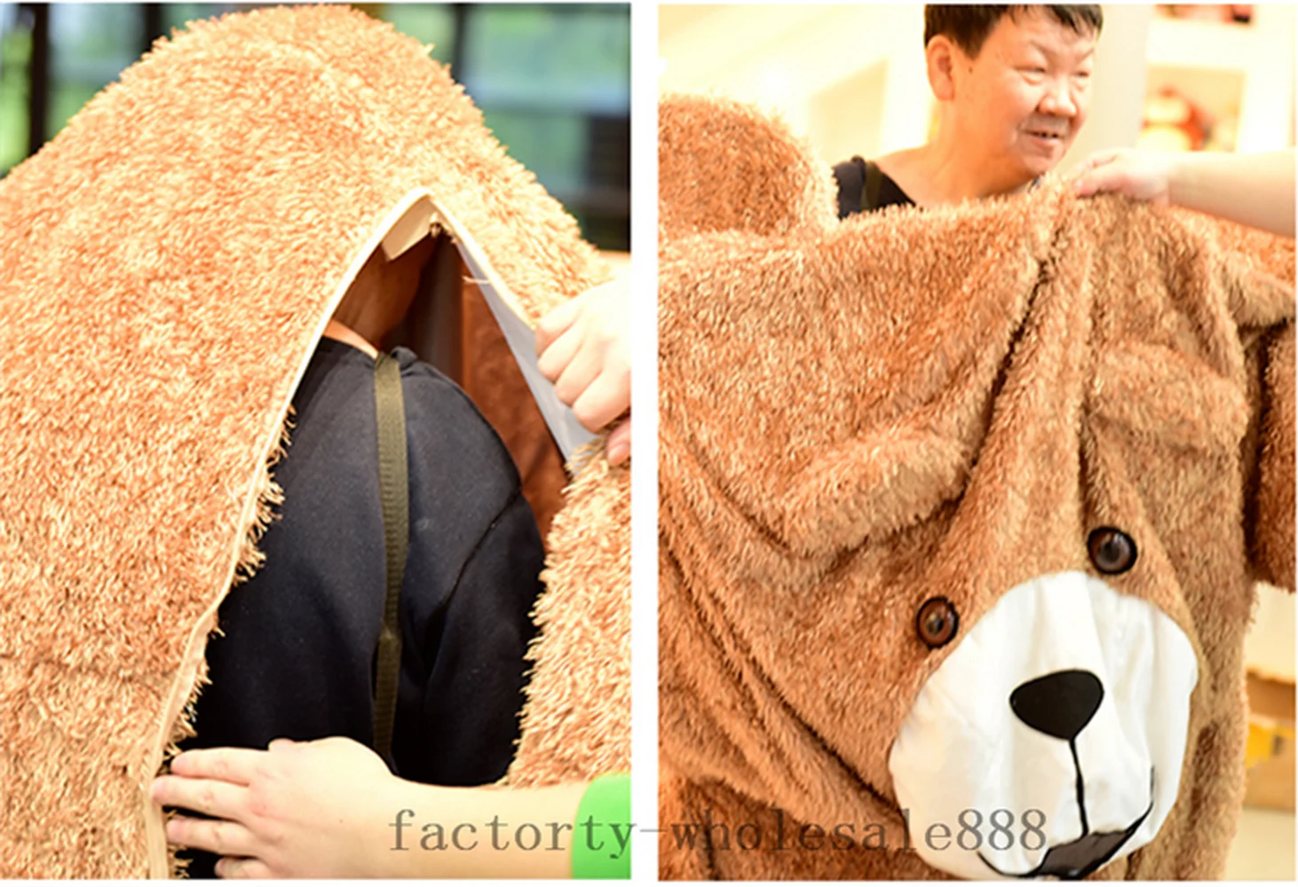 Надувной коричневый медведь талисман костюм костюмы реклама Косплей вечерние костюмы для игр