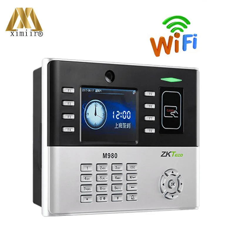

Good Quality Smart Card Time Attendance ZK M980 With WIFI Communication And 125KHz RFID Card Time Machine