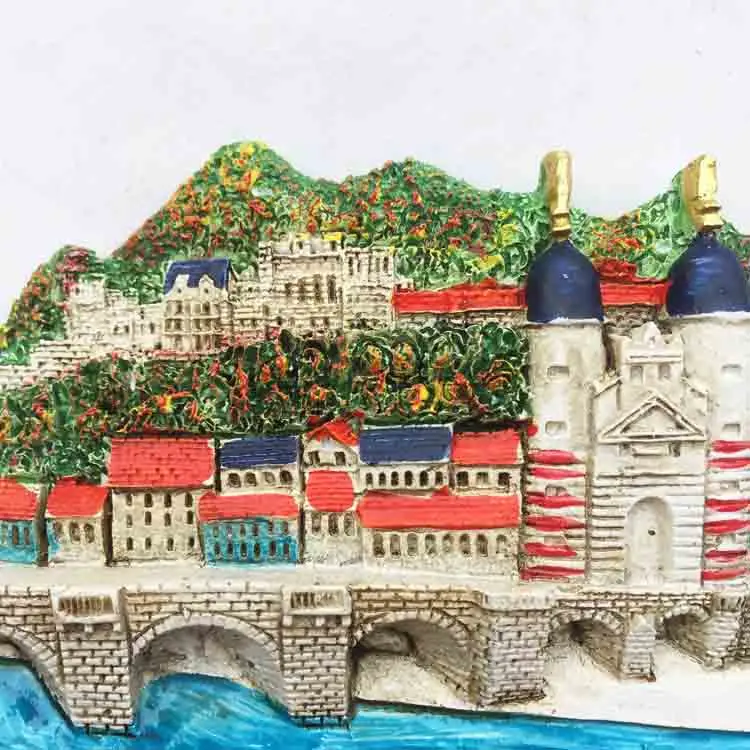 Lychee Life Германия Heidelberg магнитная наклейка на холодильник знаменитый пейзаж