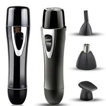 4в1 USB Электрический многофункциональный эпилятор для удаления волос для женщин Бритва для подмышечные впадины ноги Личная часть для бритья бровей Триммер для носа