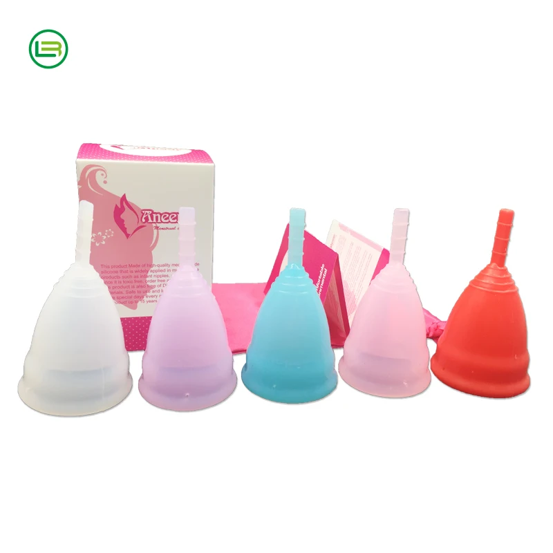 2pcs Menstrual Cup For Women Feminine Hygiene Product Medical Grade
