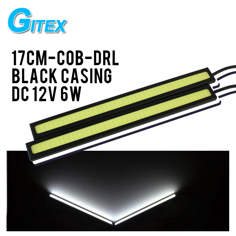 Super Bright 100% Waterproof 17cm cob car led fog light DRL daytime running lights parking lamp car lights Free Shipping светильник встраиваемый bright light 3x0 39w massive 59056 17 15