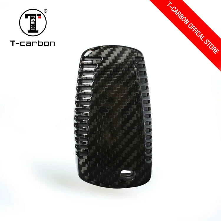 T-CARBON углеродного волокна смарт ключ крышка защитный чехол для BMW