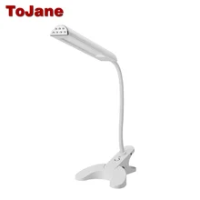 ToJane TG902 Desk Lamp 8W Eye Care Led Table Lamp 5 Color Modes x 5 Dimable Levels Led Desk lamp Clip For Reading Book Light