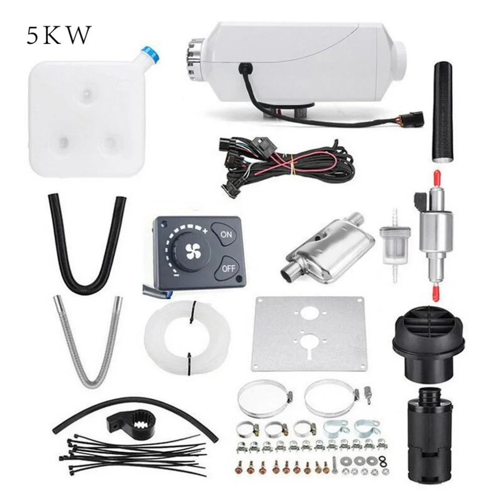 

CATUO Single Hole Heater Air Parking Heater Rotary Switch LCD Switch and Digital Switch With Muffler Silencer