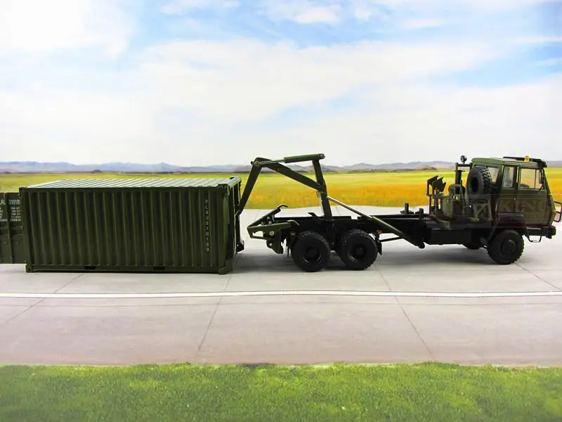 1 43 scale Steyr Container truck for Chinese army Military Shan Xi Automobile PLA heavy Container