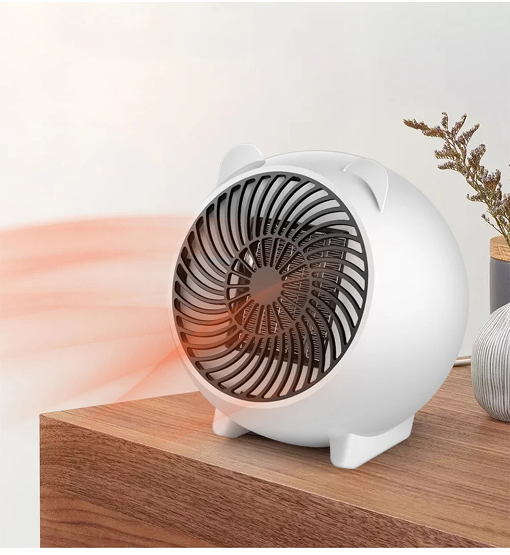 Electric Heater Portable Mini Heating Fan Handy Air Warmer