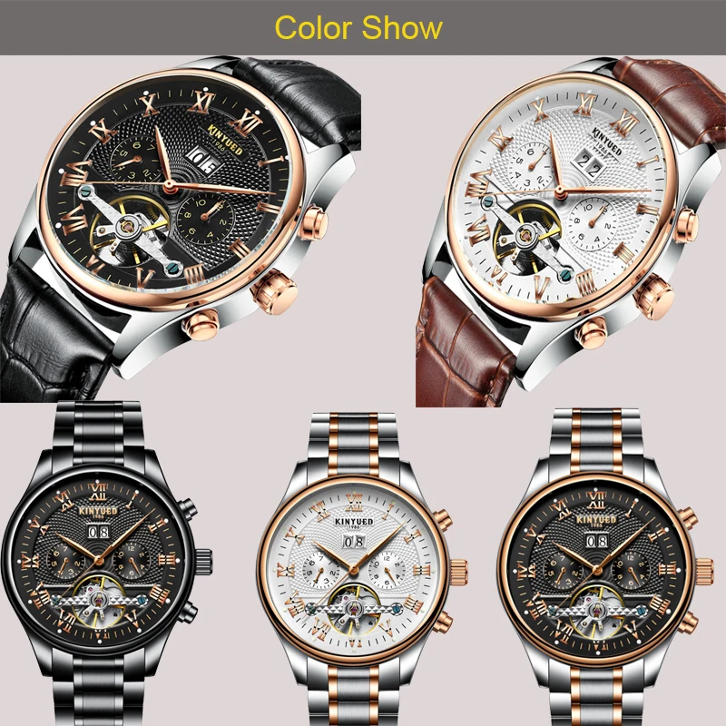 KINYUED أعلى العلامة التجارية رجالي ساعات آلية التلقائي الفولاذ المقاوم للصدأ للماء الهيكل العظمي ووتش الرجال تقويم Relojes هومبر 2019 KINYUED أعلى العلامة التجارية رجالي ساعات آلية التلقائي الفولاذ المقاوم للصدأ للماء الهيكل العظمي ووتش الرجال تقويم Relojes هومبر 2019