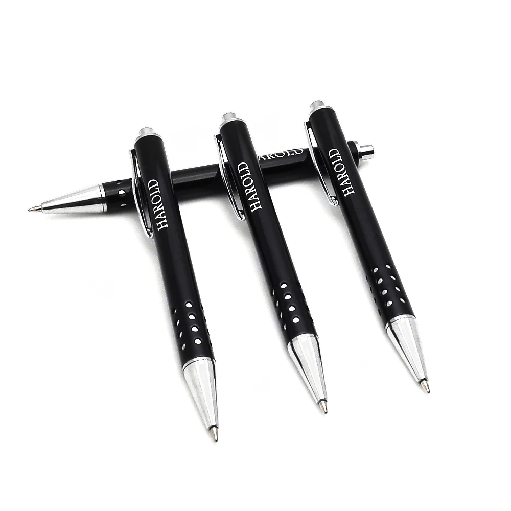 

Buy Anniversary souvenirs for company new year party greay quality ballpoint pens custom free with your company logo/telephone