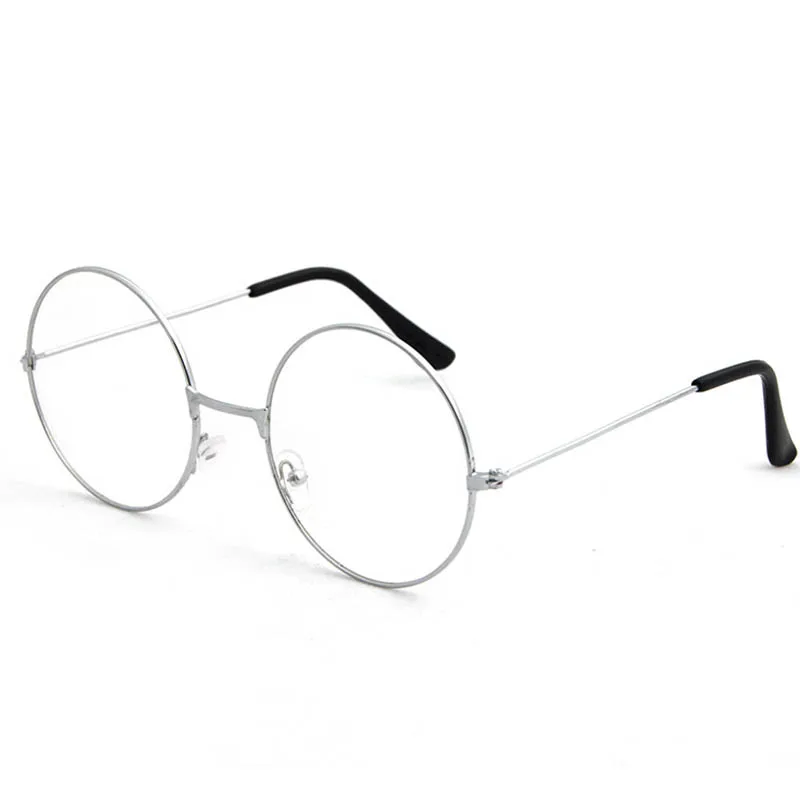 Круглые простые прозрачные очки, ультра светильник, металлические украшения, прозрачные Женские оправы для очков, оптические оправы для очков по рецепту SL - Цвет оправы: style 2