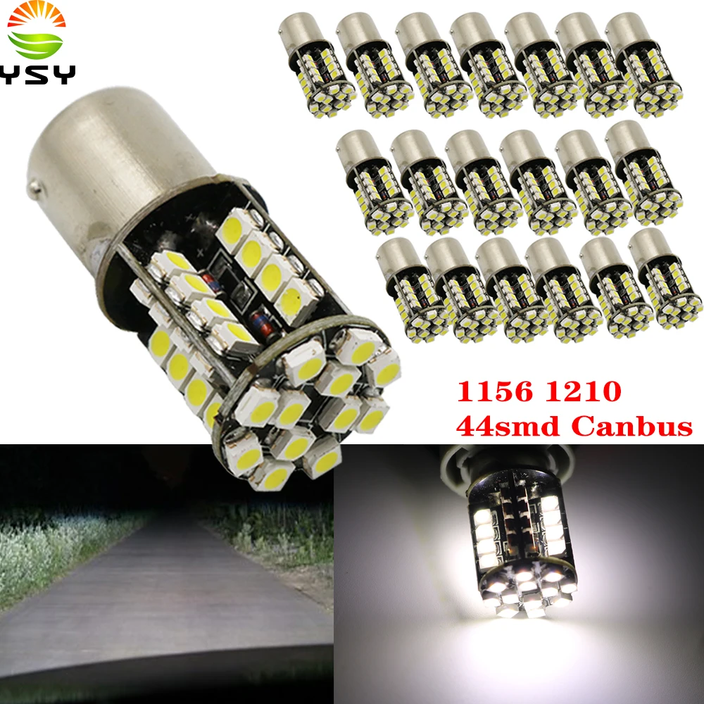 Автомобильные светодиодные лампы Canbus P21W BA15S/1156 44SMD 1156 Ba15s 1210 12 В | Автомобили и
