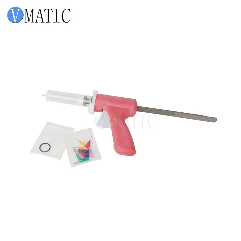 Free Shipping Syringe 10ml 10cc Manual Caulking Gunin Valve Needles