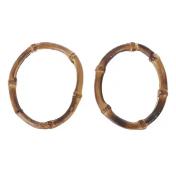 

High Quality Bamboo Round Bamboo Bag Handle for Handcrafted Handbag DIY Accessories