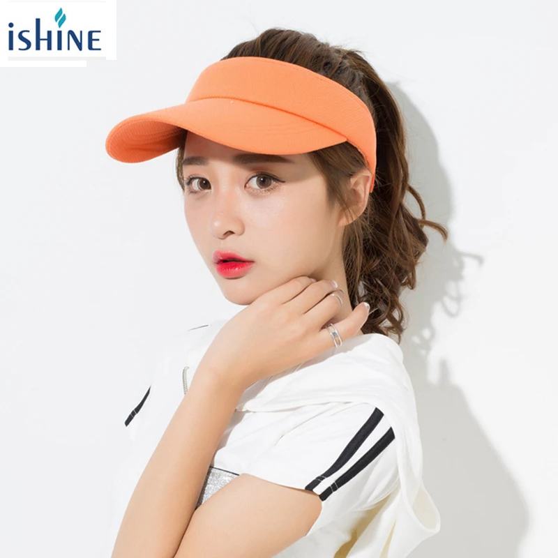 6 цветов женские регулируемые бейсбольные кепки для гольфа Пустой Топ УФ защита