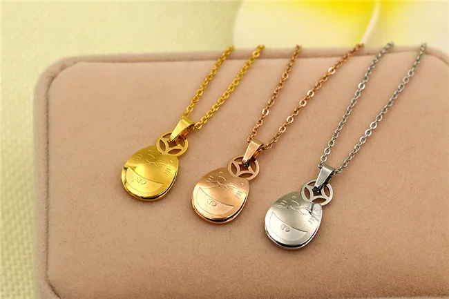 316L-Stainless-Steel-Gold-Plated-Lucky-Cat-Pendant-Necklace-Link-Chain-Necklace-Fashion-Jewelry-For-Women (1)