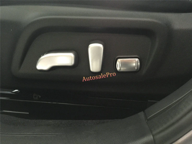 

ABS Plastic Matt Car seat adjustment button handle Cover trim 1pcs for Subaru Outback 2015 2016