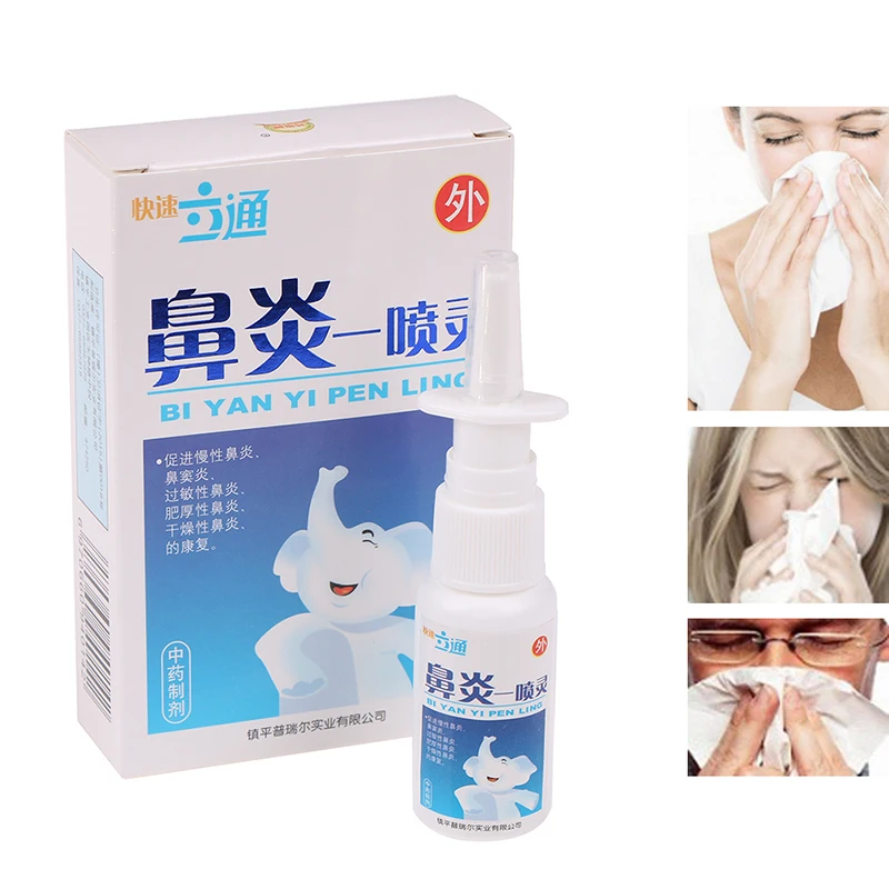 

Rhinitis Spray Sinusitis Nasal Congestion Itchy Allergic Nose Medicine